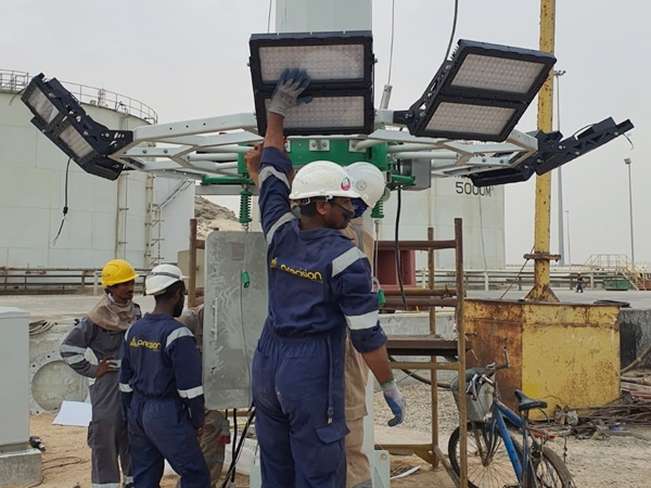 DUALRAYS LED Luminaires Light Up the Corner of GCC Area